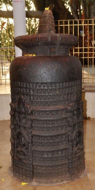 Bodh Stup (Manoti Stup) with Buddha images, Bhadrakali campus, Itkhori